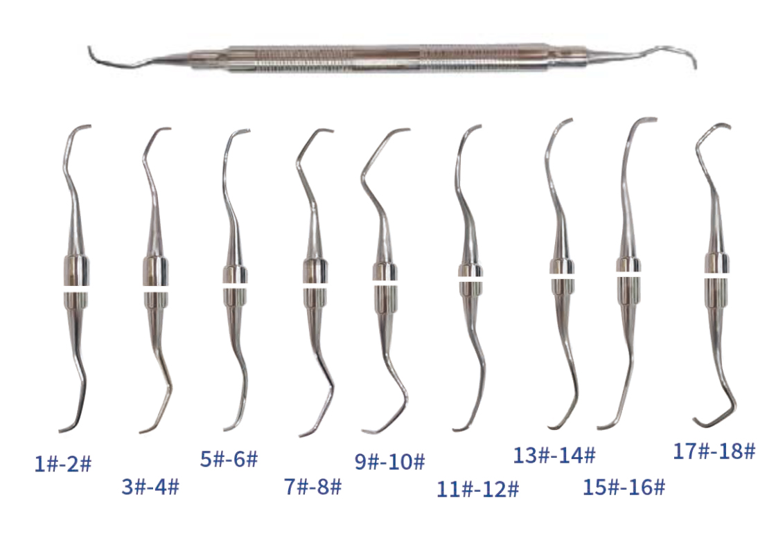 CE Approved Uncoated Stainless Steel Dental Periodontopathy Instruments Periodontopathy Scaler