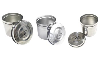 CE Approved Uncoated Stainless Steel Ware,Cotton Cylinder,Cotton Ball,And Stainless Steel Tweezers Cylinder