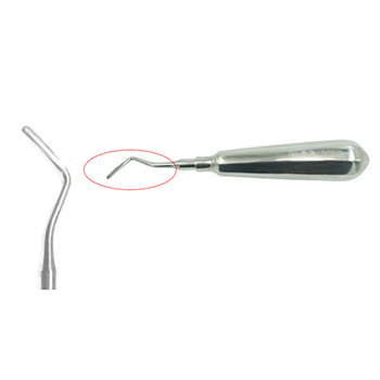 CE Approved Uncoated Stainless Steel Dental Root Elevators,Straight Head Curved Head Triangle Head