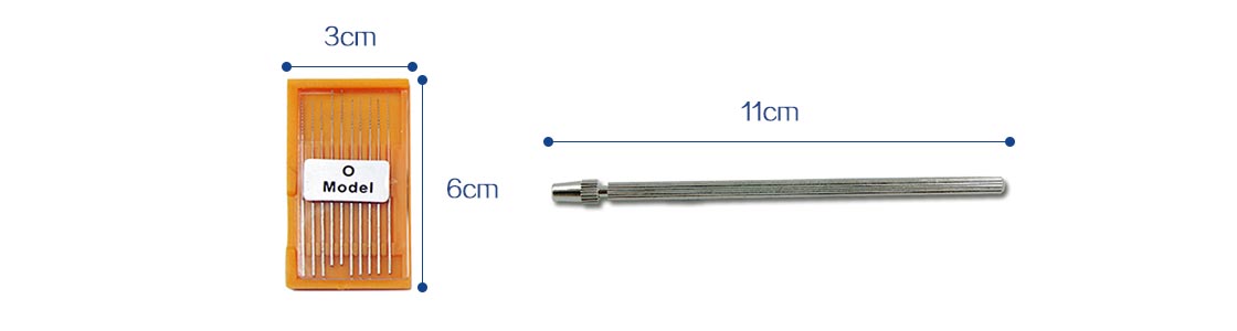 CE Approved Uncoated Stainless Steel Dental Nerve Broach,And Handle