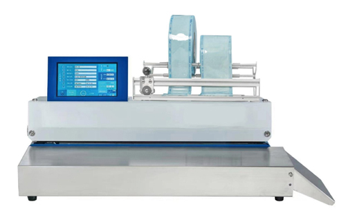 Dental Automatic Sealing Machine, 90-Degree Fold Large Touch Screen, AutoPrinting And Sealing,Support English and Chinese,Easy to Change Ribbon,Intelligent Belt Printing Sealer With Cutting