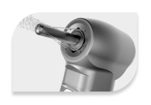COXO® Optic Fiber Push Button Contra Angle 1:5 Speed Increase, 4 way spray, Can Choos Internal Water Spray Or  External Water Spray