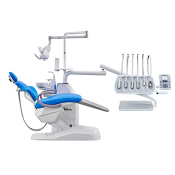 High class and elegant Sidebox Landing Elegant Design Dental Chair Unit,Skin-friendly Leather Cushion ,Doctor-patient Communication Function,9 Memory Positions,Standard with 1pc Six-way Adjustment Doctor's Chair
