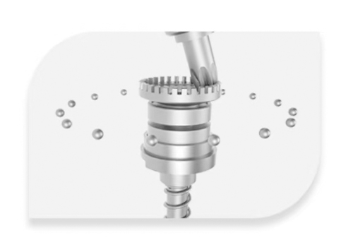 COXO® Optic Fiber Push Button Contra Angle 1:5 Speed Increase, 4 way spray, Can Choos Internal Water Spray Or  External Water Spray