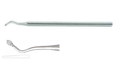 CE Approved Uncoated Stainless Steel Dental Periodontal Files