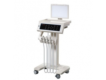 High Configurations Dental Trolley Treatment Chair Dental Chair Unit,Three-fold Patient Chair Position,9 Memory Positions