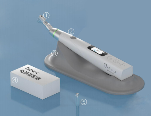 Detachable 16:1 Implant Contra Angle,Dental Implant Torque Wrench,Electric Wireless Torque Driver