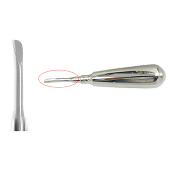 CE Approved Uncoated Stainless Steel Dental Root Elevators,Straight Head Curved Head Triangle Head